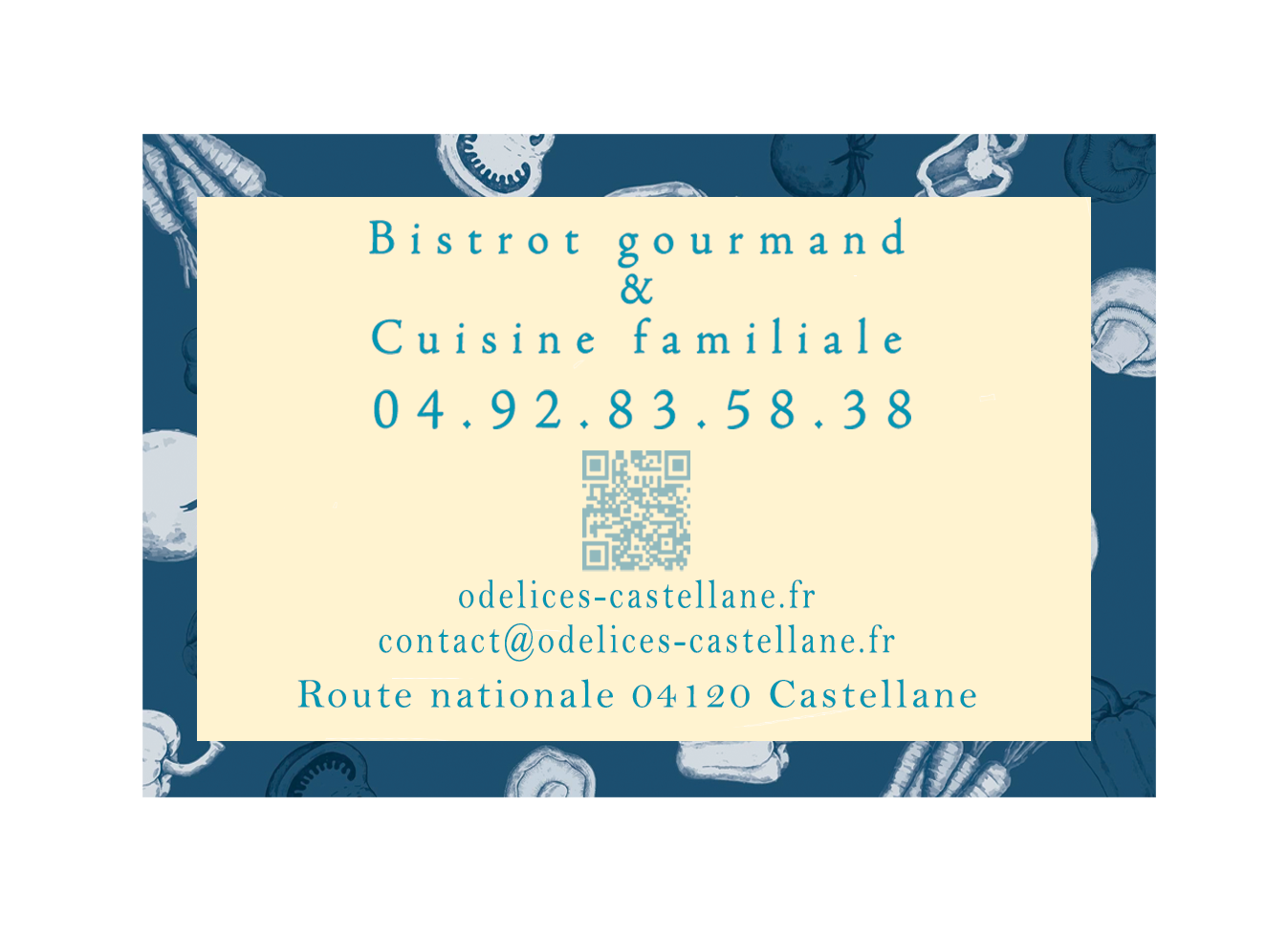 Verso Carte de visite